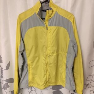 Lands End Women's Full Zip Nylon Windbreaker, Size Large Style 387474